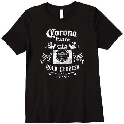 Kaos Premium Label Vintage Corona Extra |SSqZNlIk|