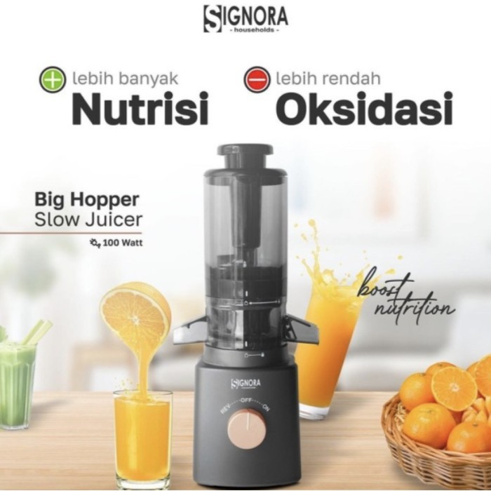 Big Hopper Slow Juicer Signora / Slow Juicer Signora