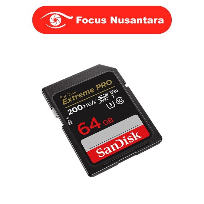 Sandisk Extreme Pro Sdxc Uhs-I V30 64Gb 200Mbps