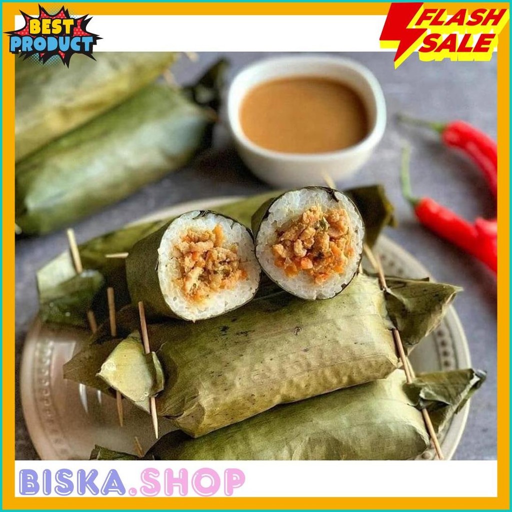 

Lontong Daun Pisang / Kue Subuh / Kue Basah / Jajanan Pasar Senen (Murmer)