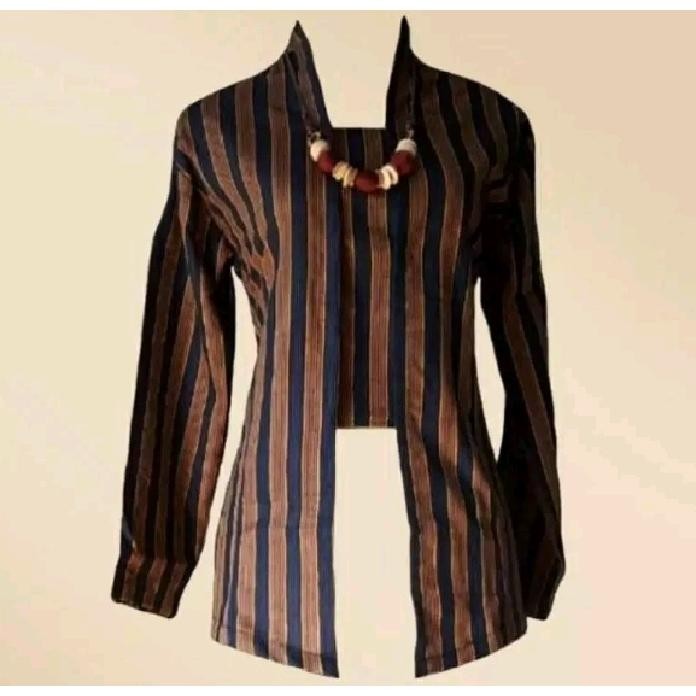 SPECIAL PAKAIAN TENUN ADAT JAWA WANITA UKURAN JUMBO, KEBAYA LURIK UKURAN JUMBO, UKURAN XXL/L3,