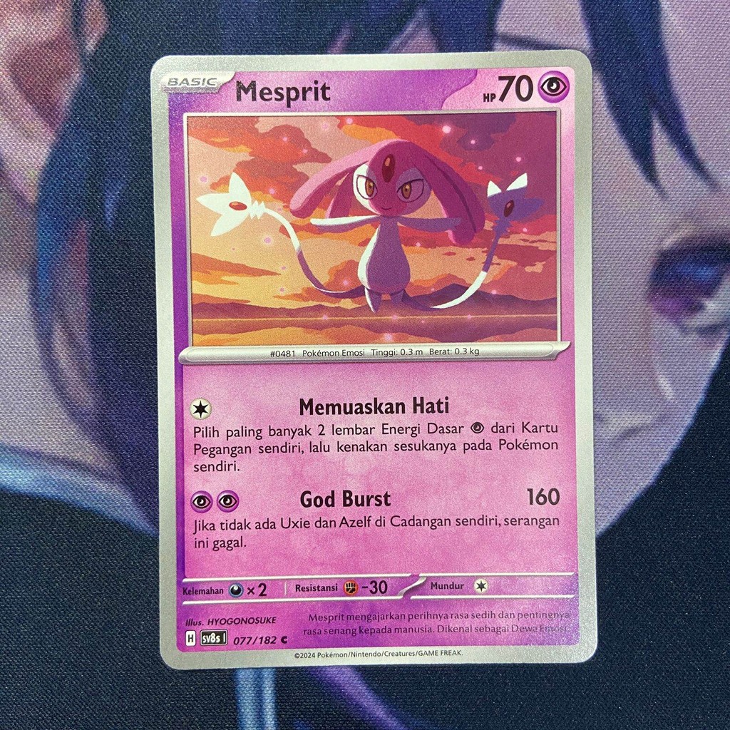 pokemon (ID) mesprit - SV8s 077/182 - C