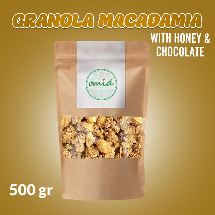 

Granola Macadamia Honey & Chocolate No Sugar 500gr