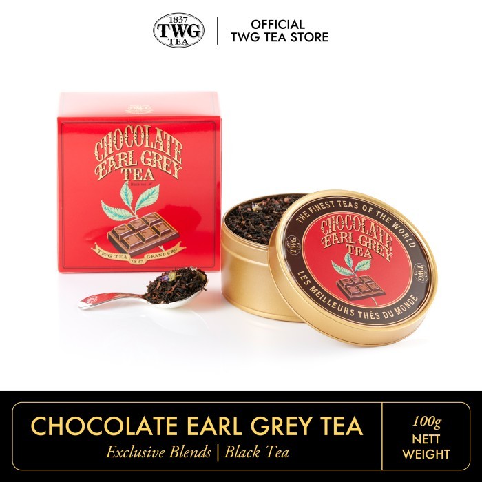 

TWG Tea Chocolate Earl Grey, Caviar Tin Tea, 100g