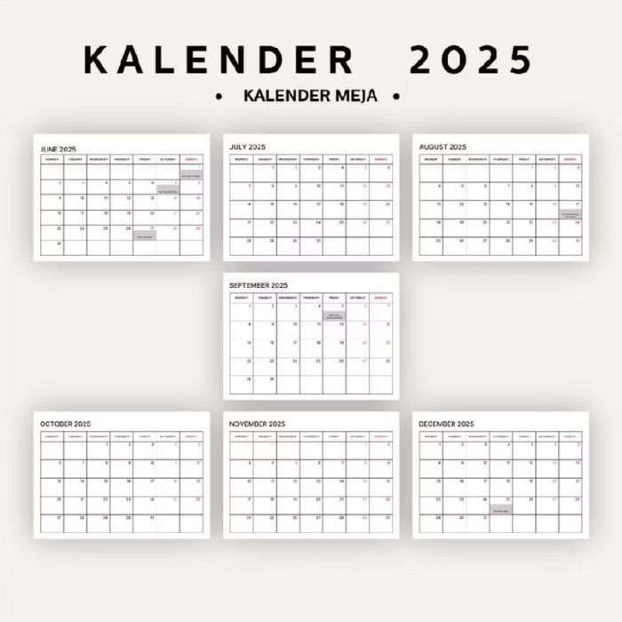 

Kalender Meja Duduk 2025 Simple Monthly Planner