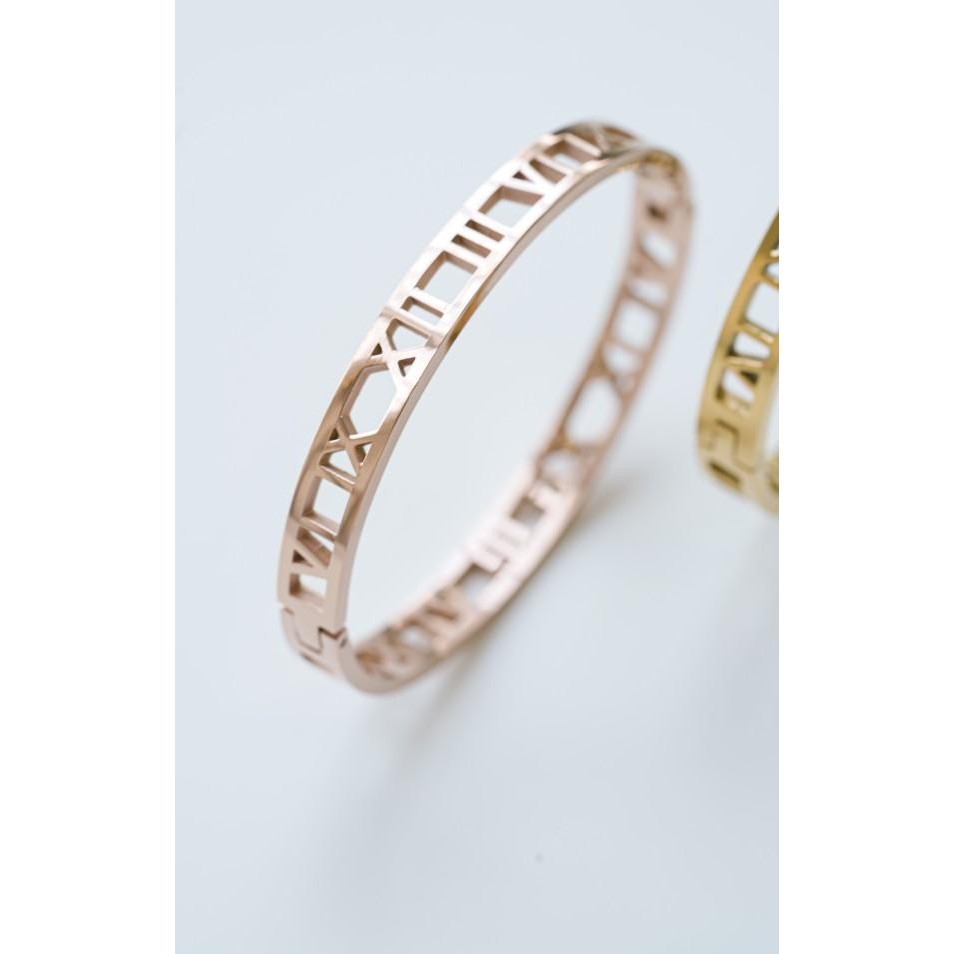 Dear Me - Romain Bangle Titanium 18K Gold Plating Gelang Wanita
