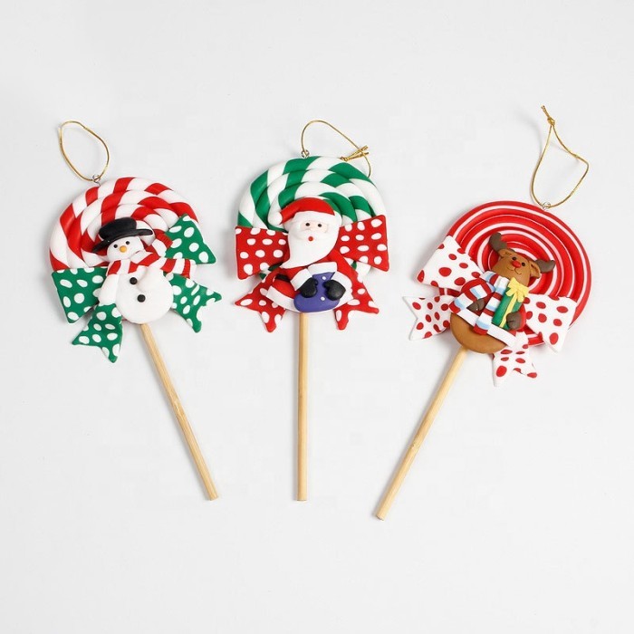 

Dekorasi natal aksess permen lollipop kter