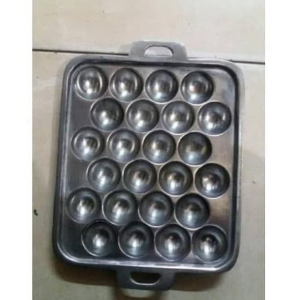 Cetakan takoyaki /cetakan kue cubit /cetakan telur mini / loyang takoyaki kue cubit unyil