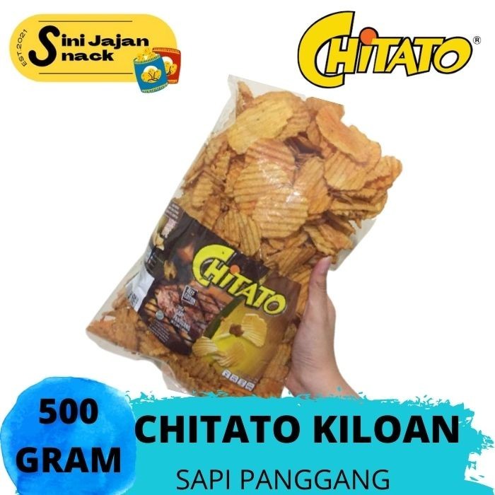 

PRODUK TERBATAS CHITATO SAPI PANGGANG SNACK KILOAN 500 GRAM