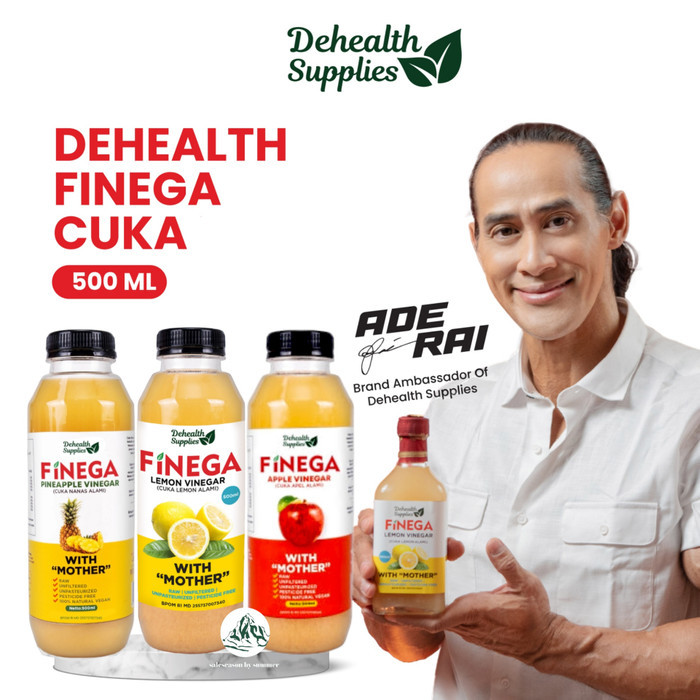 

Finega Cuka 500Ml Botol Plastik - Dehealth Supplies Vinegar