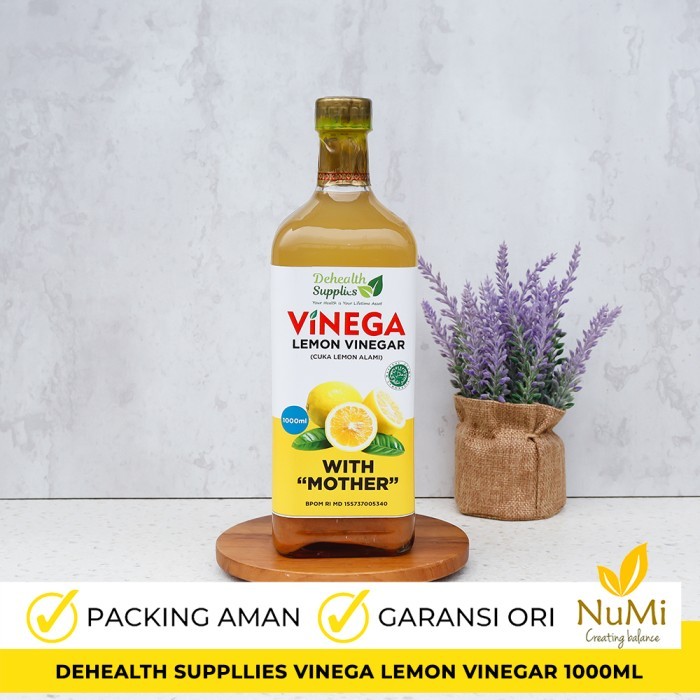 

1000Ml Cuka Jeruk Limun, Lemon Vinegar - Dehealth Supplies