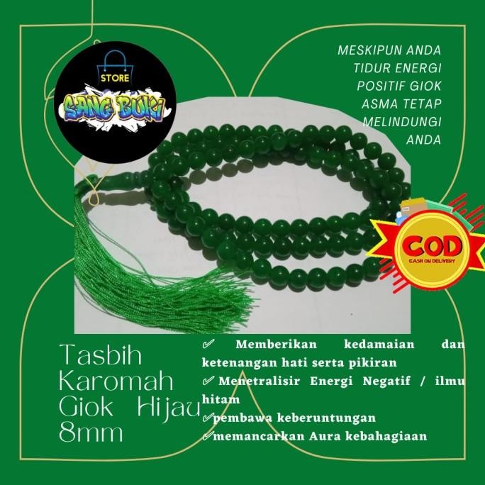 Tasbih Karomah Asma - Giok Hijau