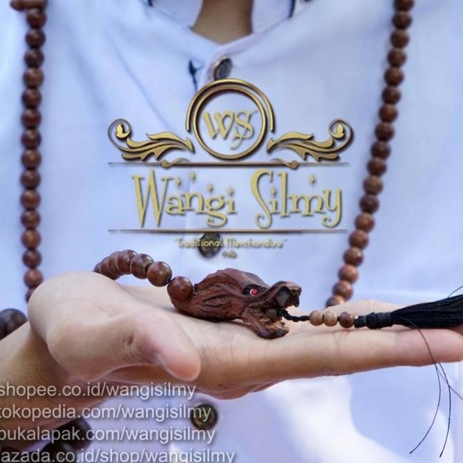 Tasbih Nagasari Ukir Kepala Naga - Tasbih Nagasari Gunung Jati Cirebon