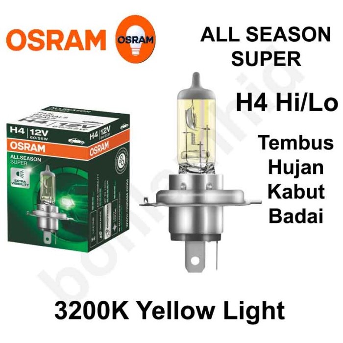 OSRAM ALL SEASON H4 HI/LO