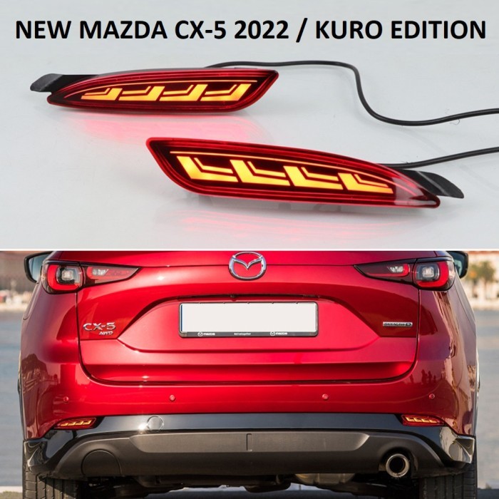 Rear Bumper Lamp Rear Fog Lamp All New Mazda CX5 CX-5 2022 Kuro