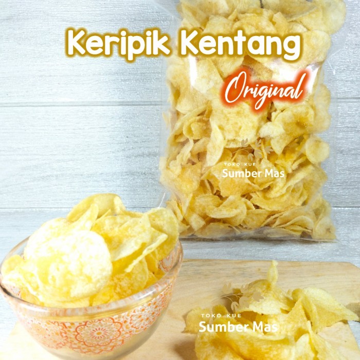 

GRATIS ONGKIR KERIPIK KENTANG ORIGINAL(250g)