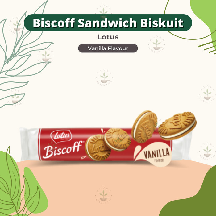 

BERKUALITAS Lotus Biscoff Sandwich Biscuits Cookies 150gr - Biskuit Lotus Biscoff