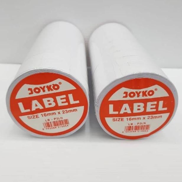 

Sale Joyko Kertas Label Harga Ukuran 16 X 23 Mm 2 Baris Line Lb-P2Ln/10 Rol