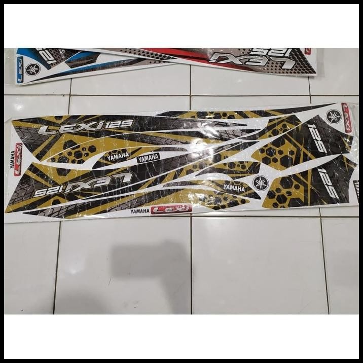 

GRATIS ONGKIR STIKER LEXY VARIASI TINGGAL PASANG HITAM GOLD !!!!!!