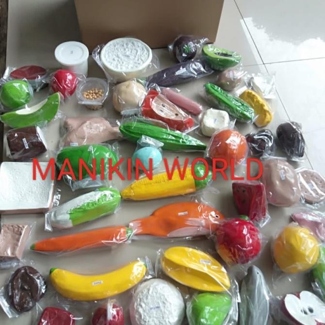 

FOOD MODEL 26 ITEM / REPLIKA GIZI HARIAN / 4 SEHAT 5 SEMPURNA / ALAT PERAGA / KESEHATAN / GRATIS TAS