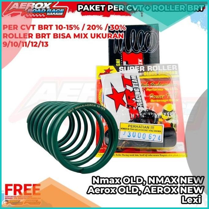 PAKET 2 IN 1 PER CVT BRT ROLLER BRT AEROX NMAX LEXI NEW AEROX NEW NMAX