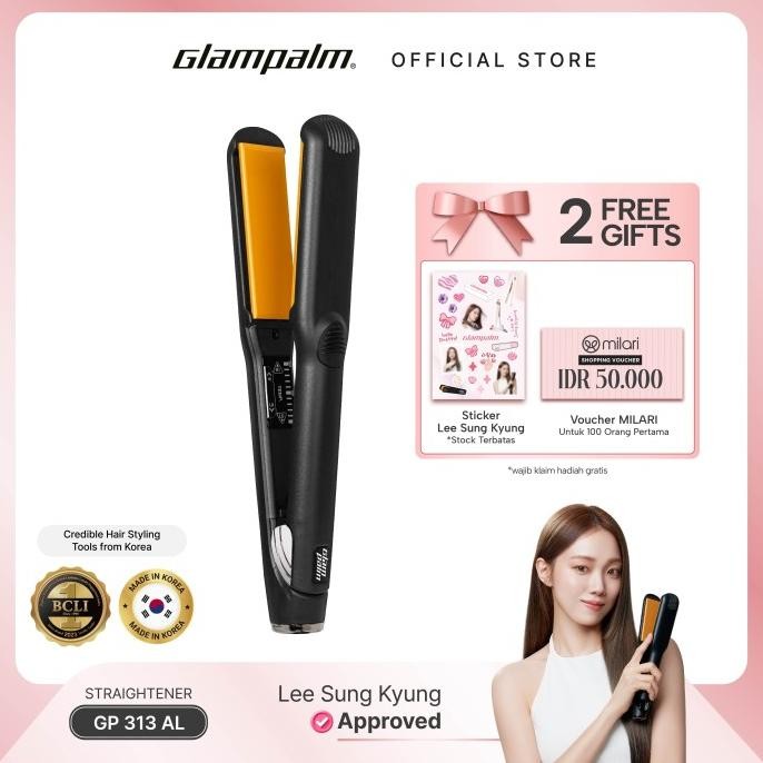 Glampalm Catokan Pelurus Rambut / Hair Straightener GP313AL HT