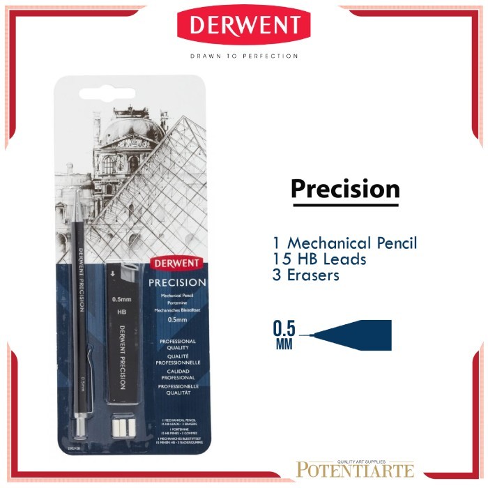 Pensil Mekanik Derwent Precision Mechanical Pencil Set