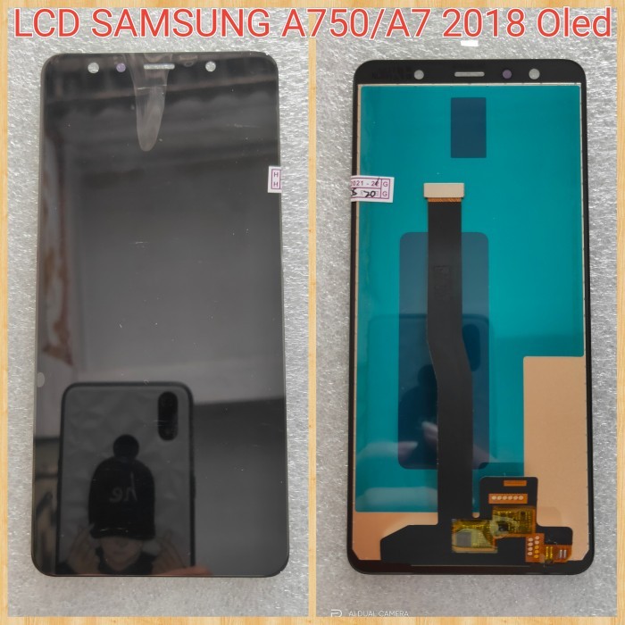 BEBAS ONGKIR - Lcd Ts Samsung A7 2018 A750 Lcd touchscreen Samsung A7 2018
