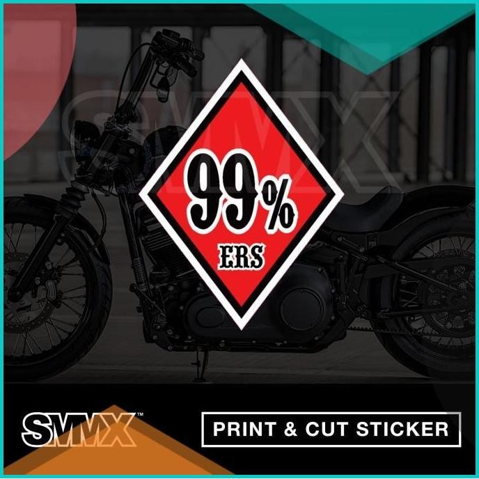 

Sticker Stiker 99% ninty nine percenters MC 11OKTZ4 accessories