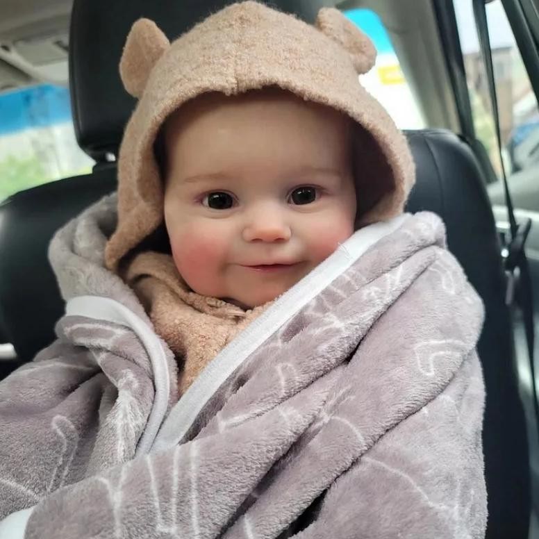 60cm huge size reborn doll kit maddie baby reborn toddler with painted doll kit mold