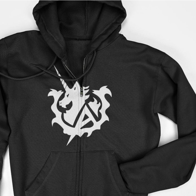 Jaket Hoodie Zipper - Gundam Unicorn