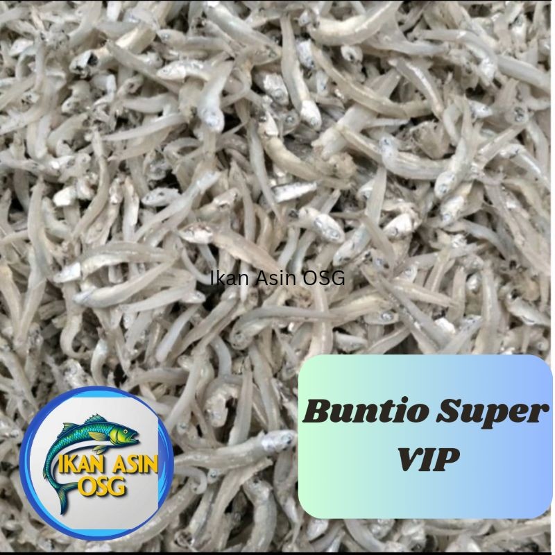 

IKAN ASIN TERI LAMPUNG BUNTIAU VIP /BUNTIO per 1kg KERING TANPA KEPALA // IKAN ASIN TERI JENGKI KECIL // TERI KACANG // CUMI BABY