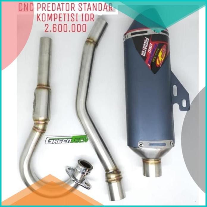 KNALPOT GP7 CNC PREDATOR STANDAR KOMPETISI KLX / DT 150 S-L-BF 11OKTZ4