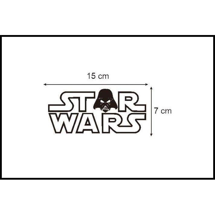 

TERMURAH STIKER LOGO STARWARS TULISAN DARTH VADER LAPTOP HELM HP MOTOR MOBIL !!!!!