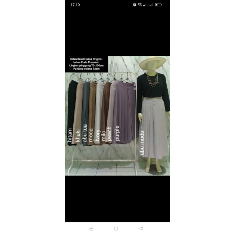 Celana Kulot Husna Original|kulot premium