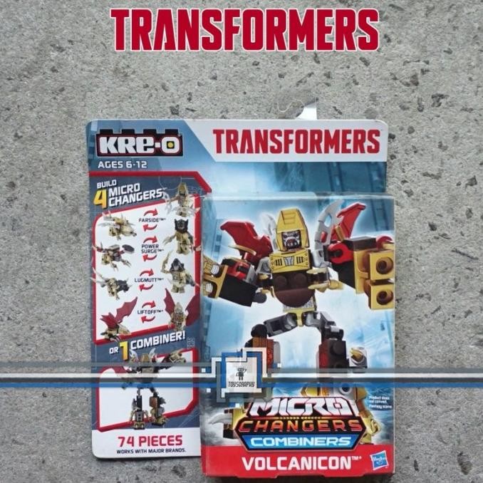 Transformers Kreo Micro Changers Combiners VOLCANICON Transform Kre-O