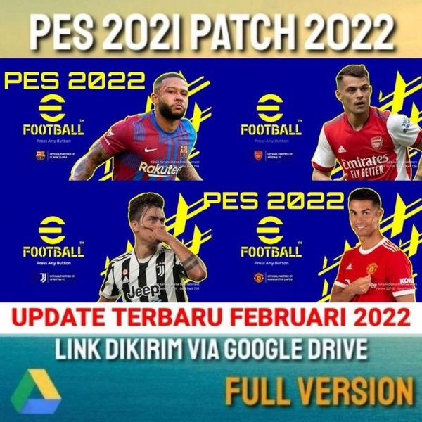 LINK PES 2021 2019 2017 2013 PATCH 2022 EFOOTBALL GAME PC - Email Delivery