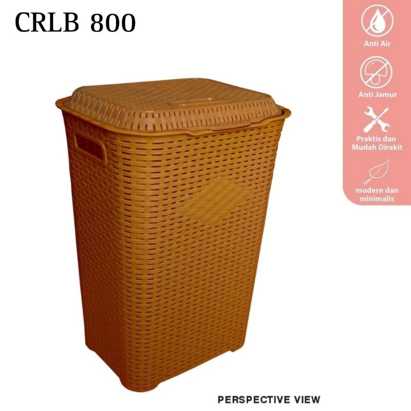 Club Plastic Furniture Club Rattan Laundry Basket (Crb 800)/Crb500 Gratis Ongkir