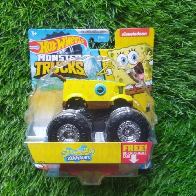 hotwheels monster truck spongebob