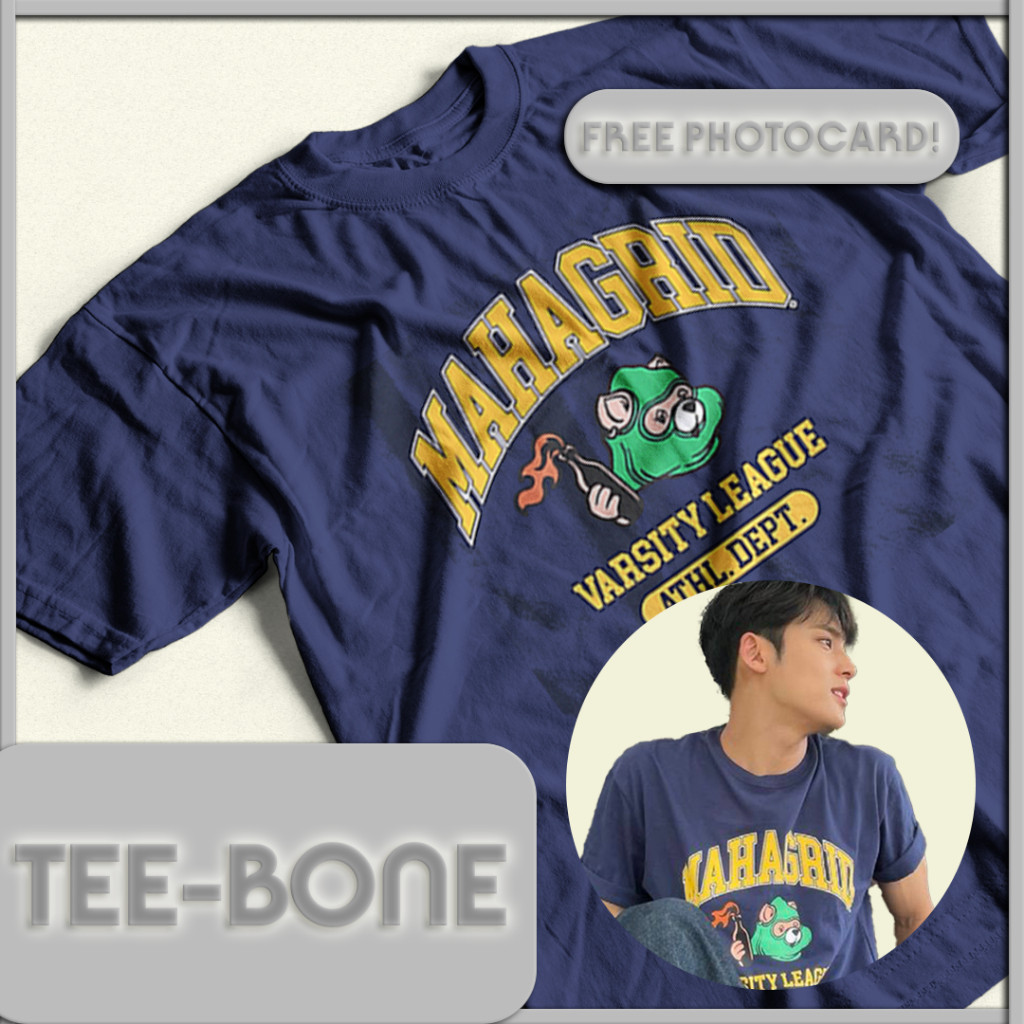 TEEBONE - KEMEJA YANG TERINSPIRASI DARI SEVENTEEN MINGYU MAHAGRID [Kaos Berkualitas Tinggi Artis Kao
