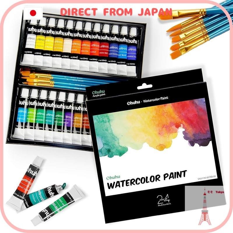 

Set Cat Air Ohuhu 24 Warna, 6 Kuas Cat Air, Cat, Set Cat Air, Bahan Lukis, Cat Air Transparan, Putih, Anak Laki-laki, Anak Perempuan, Dewasa, Pemula, Tabung Cat Indigo 12ml |jB3esyZ0|