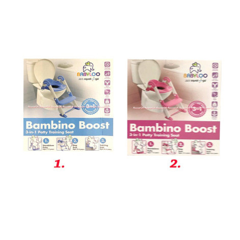 

Babyloo Bambinoo Boost Potty Training Seat 3in1 Squat N Go Kids Toilet