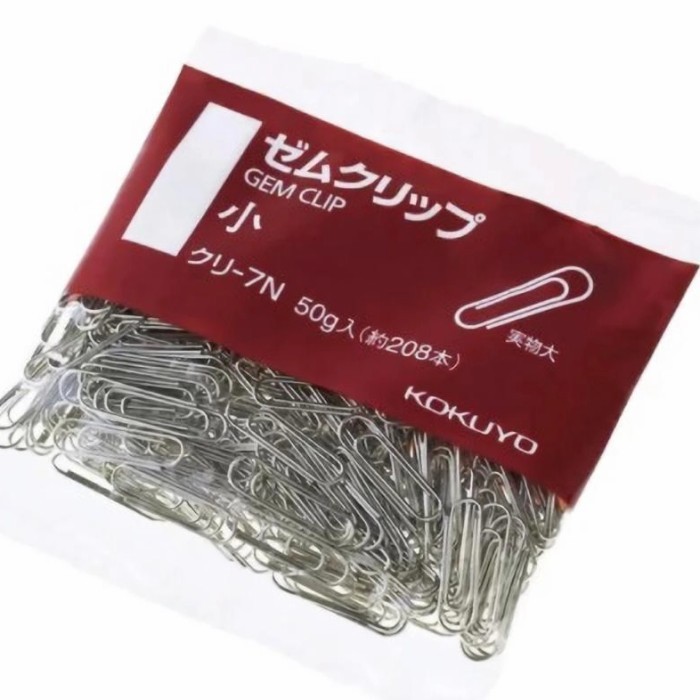 

Kokuyo Paper Gem Clip Kuri-7N #Original