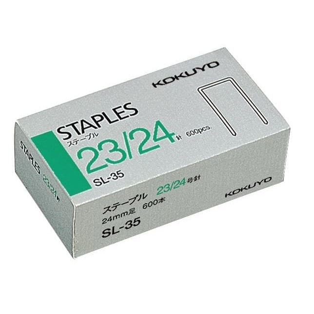 

Kokuyo Staples Size 23/24 Isi 600Pcs Sl-35 #Original