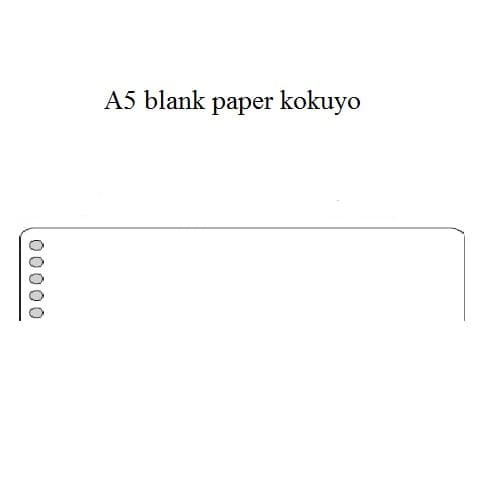 

Kokuyo Loose Leaf N-S807W A5 - Blank Paper Pulpen #Original