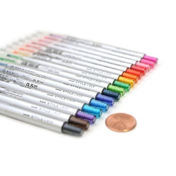 

Uni Style Fit Single Color Slim Gel Pen - 0.5 Mm Refillable #Original