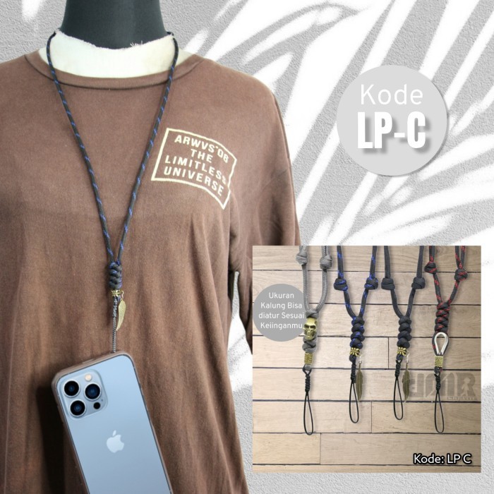 CUCI GUDANG LPC Tali Gantungan Hp Leher / Lanyard Strap Kalung Hp Aksesoris Casing