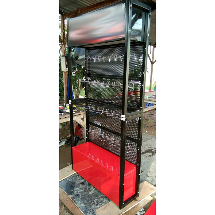 TERMURAH RAK LEMARI DISPLAY AKSESORIS HANDPHONE