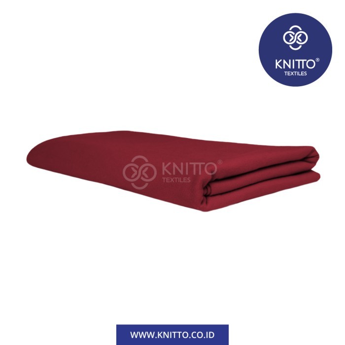 Kain Kain Cotton Combed 30S Maroon + Rib (Bahan Kaos)