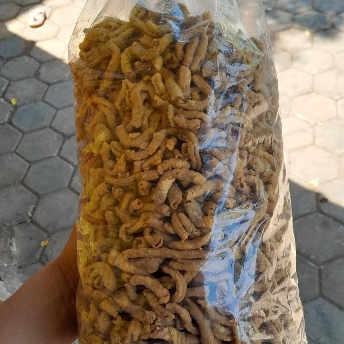 

Kripik Usus ayam Crispy 1 Bal CS